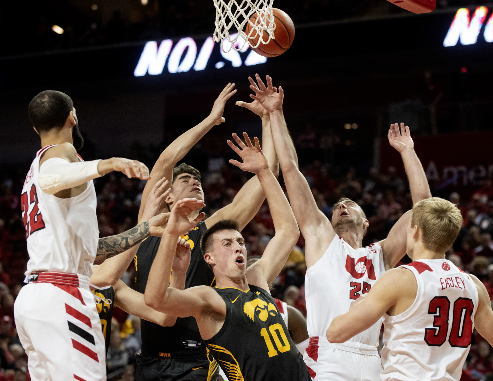 Iowa Nebraska Basketball